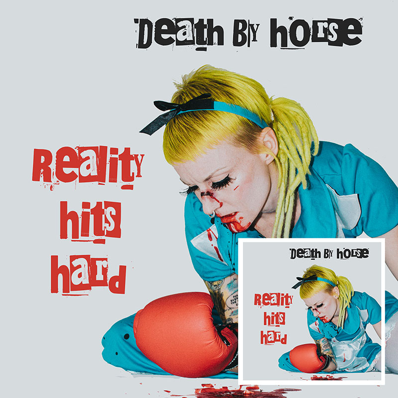 Death By Horse - Reality Hits Hard (Red Vinyl) - CD + LP