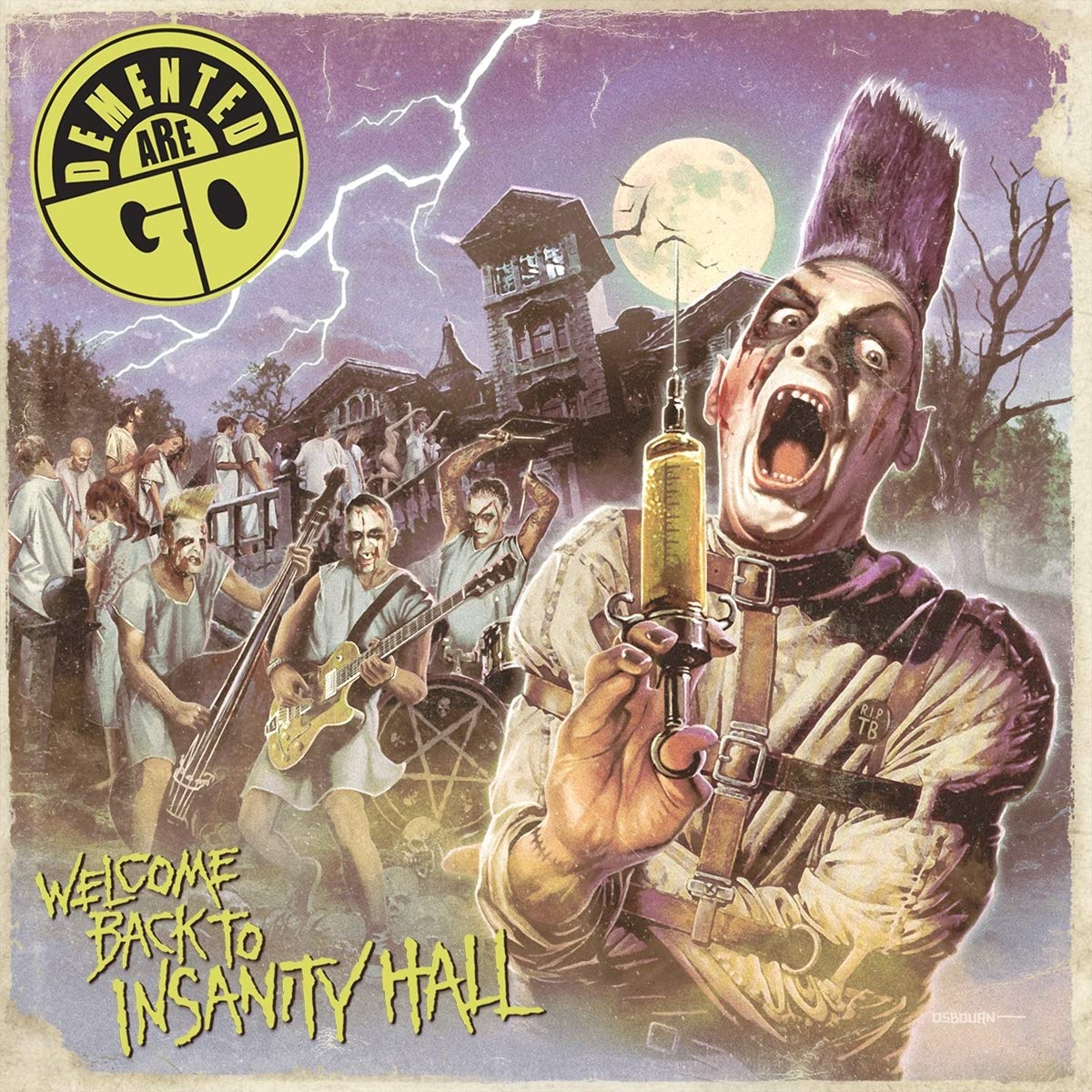 Demented Are Go - Welcome Back To Insanity Hall (Purple/Bone Swirl) - LP