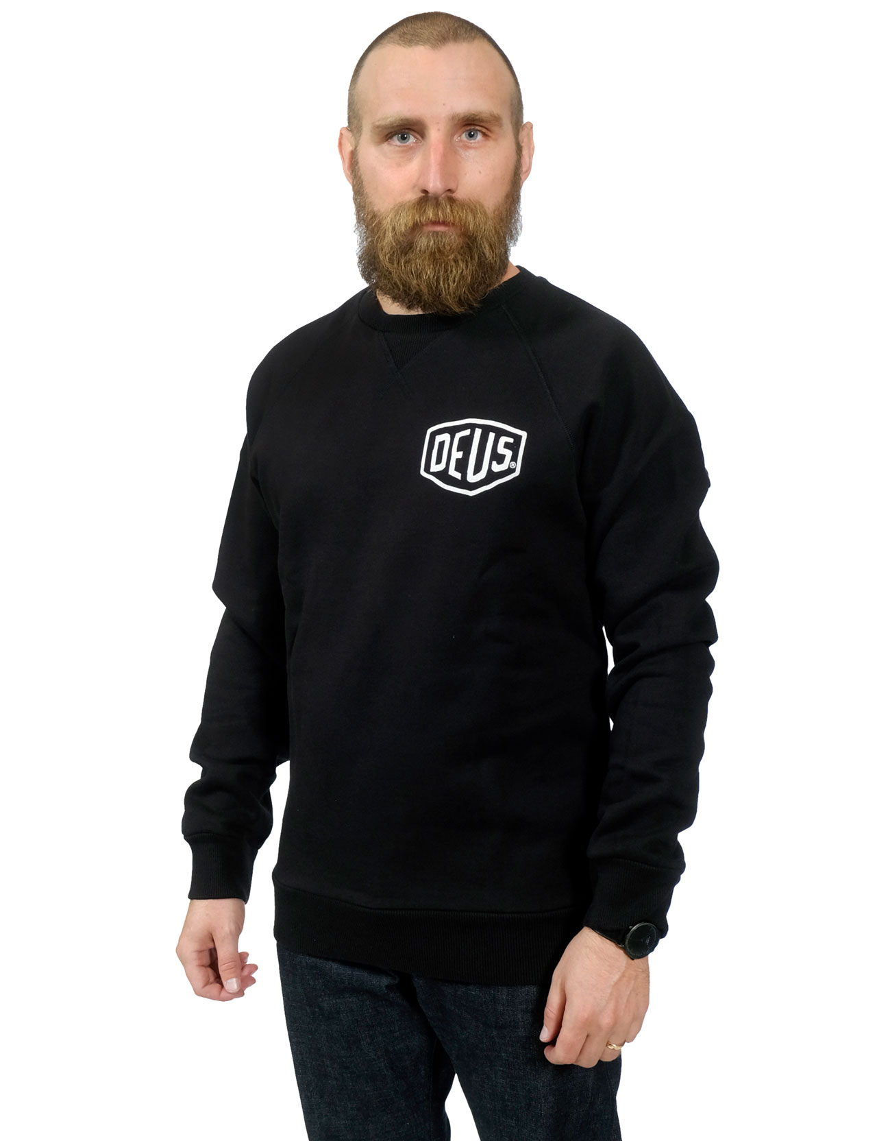 Deus - Berlin Address Crew Sweater - Black