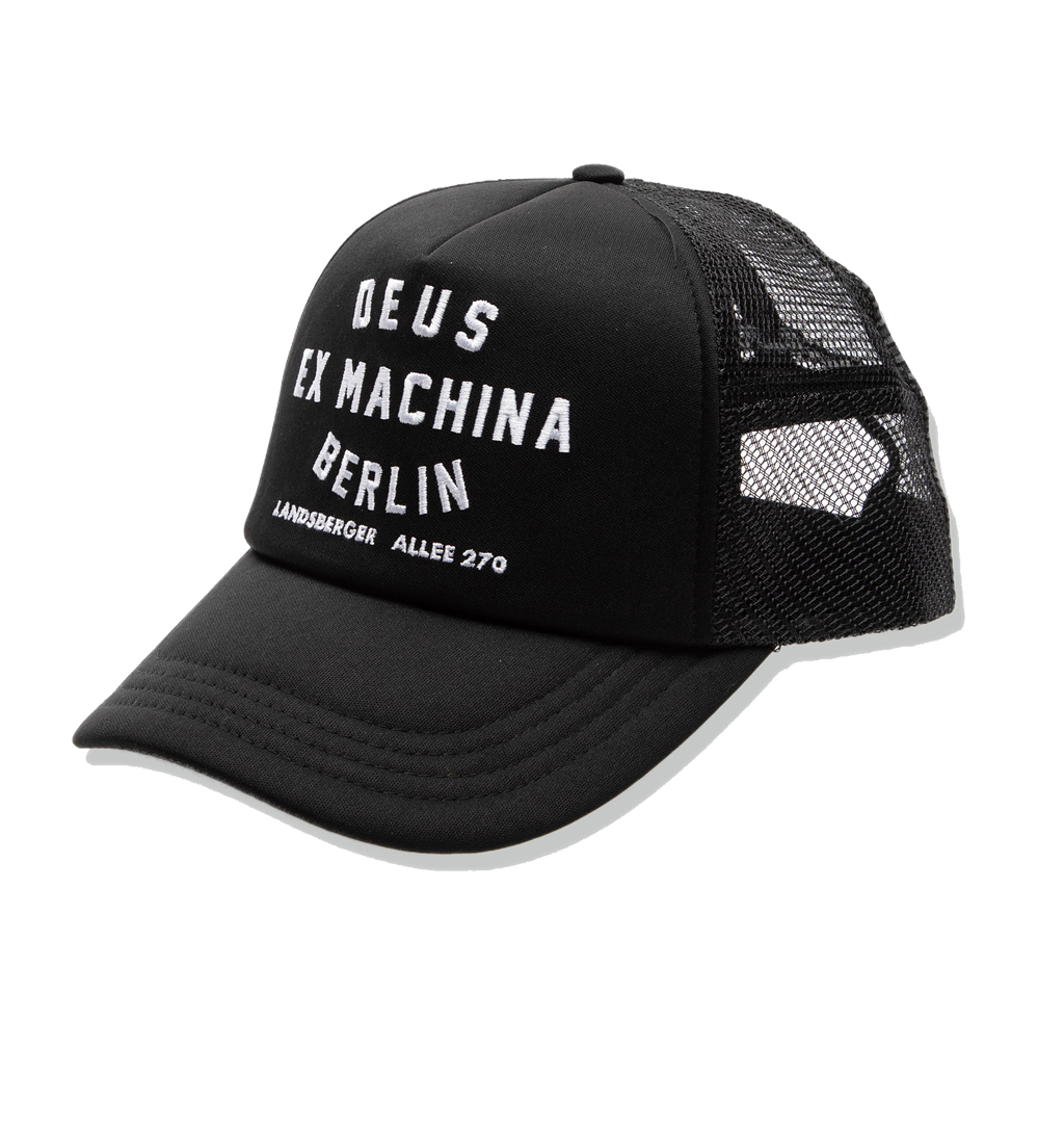 Deus - Berlin Address Trucker Cap - Black