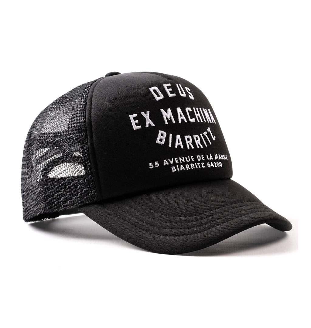 Deus - Biarritz Address Trucker Cap - Black