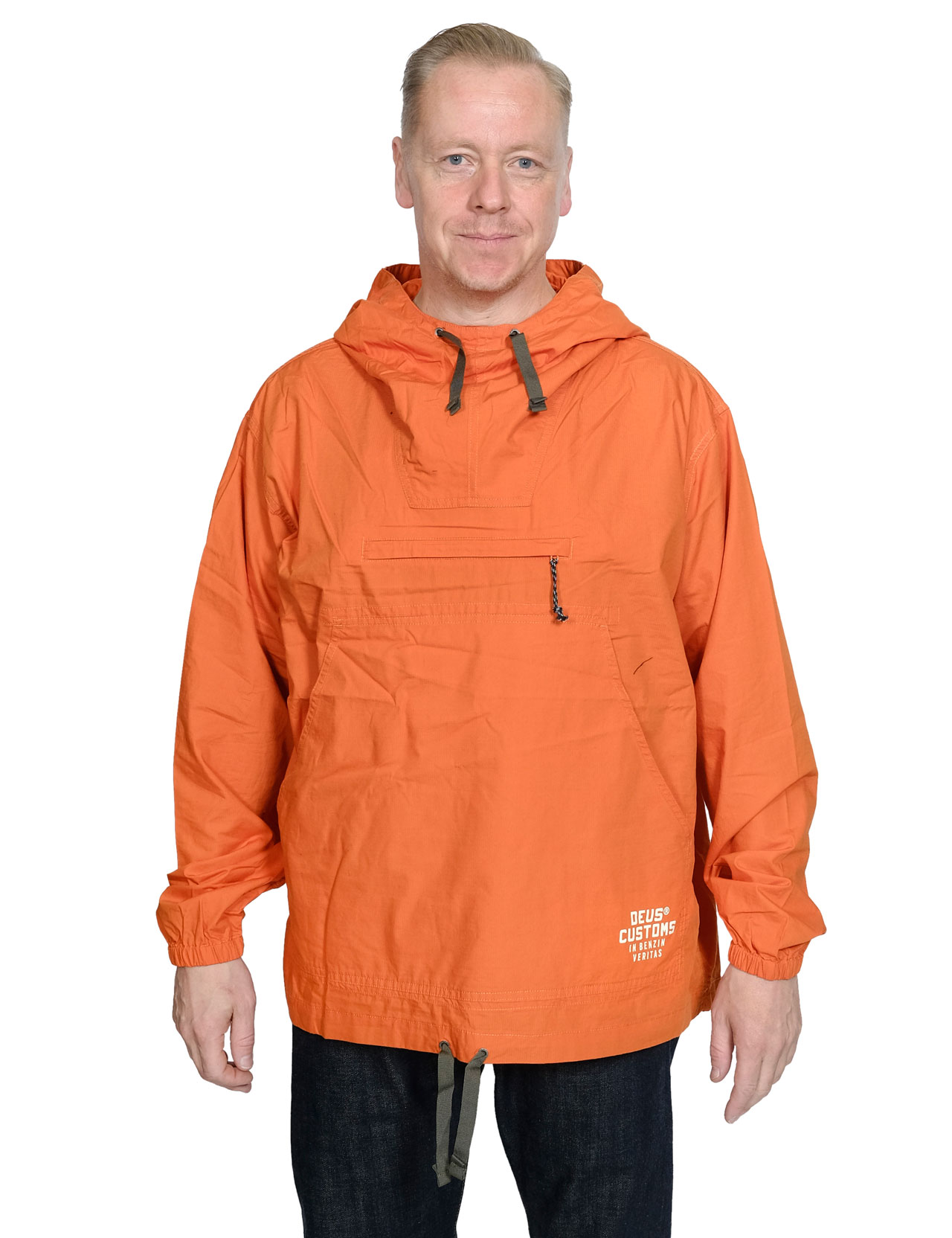 Deus - Deckard Packable Anorak Jacket - Harvest Orange