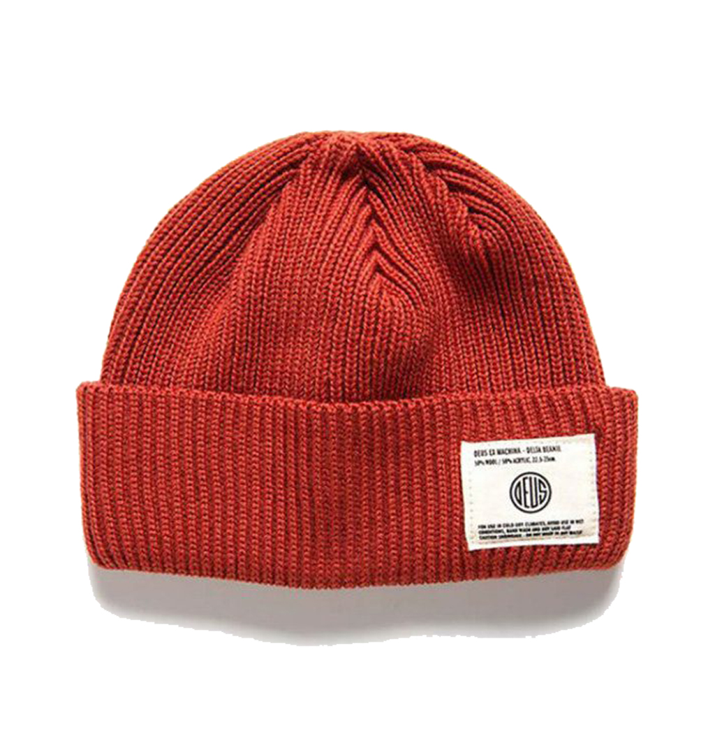 Deus - Delta Beanie - Orange Red
