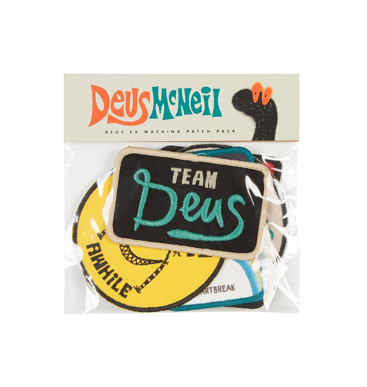 Deus - Goofy (McNeil) Patches x 5 - Mixed