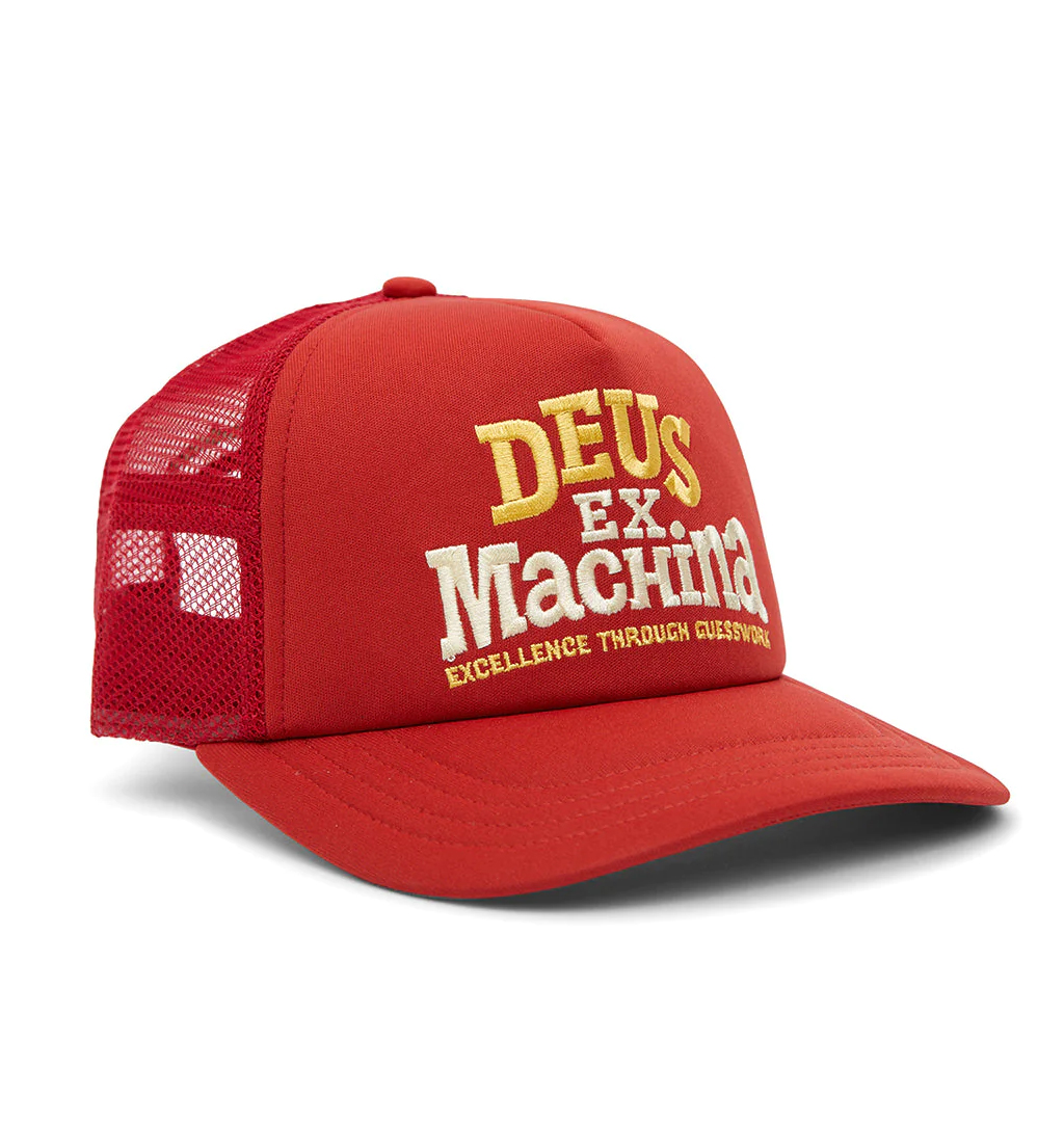 Deus - Guesswork Trucker Cap - Red