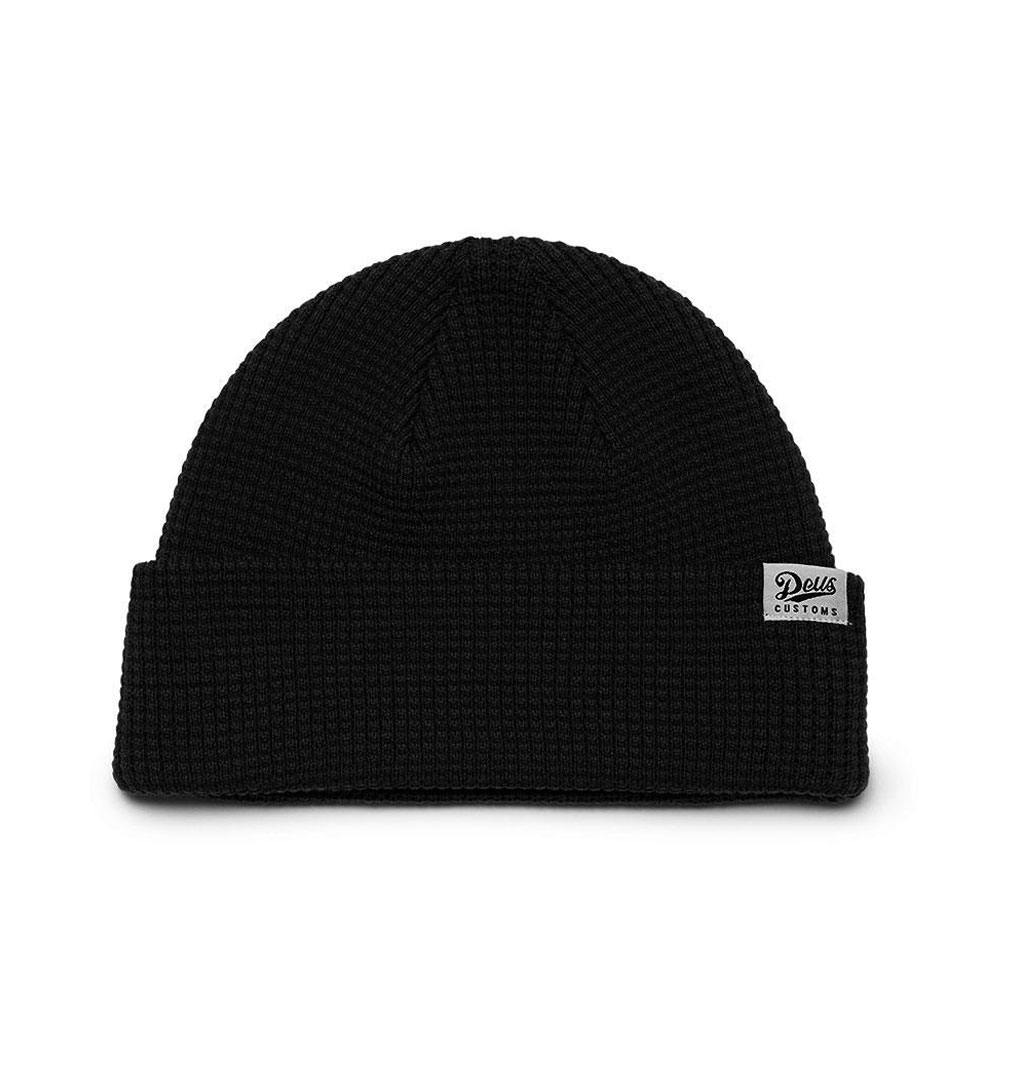 Deus - Waffle Beanie - Black