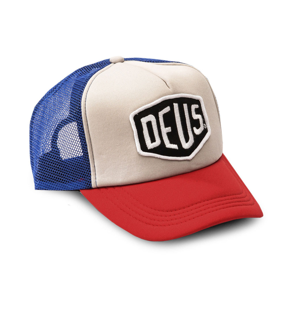 Deus - Baylands Trucker Hat - Blue/Red/White