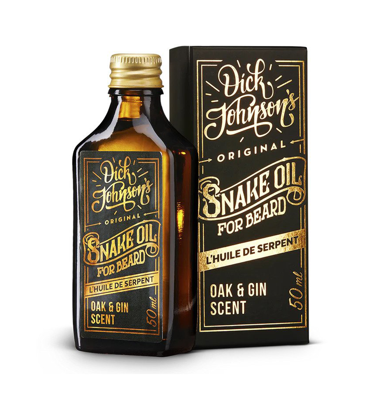 Dick Johnson - Beard Oil Snake Oil Whiskey & Vanilla - 50ml