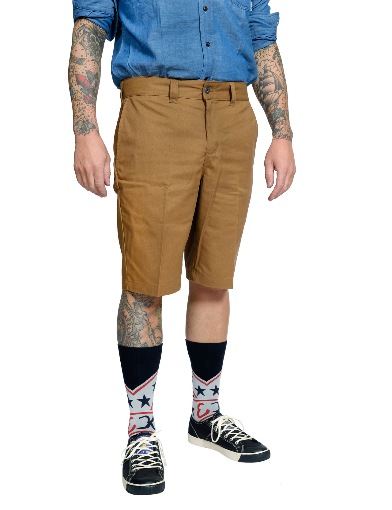 Dickies - 67 Collection Industrial Work Shorts - Brown Duck