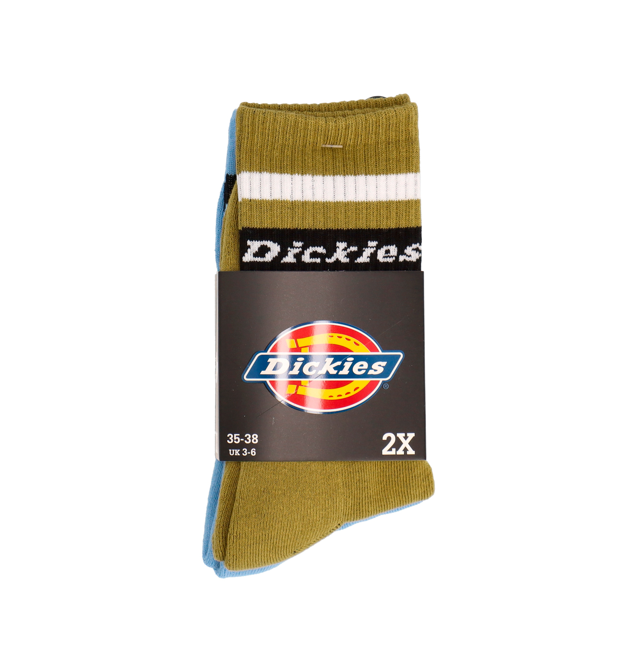 Dickies---Genola-Socks-(2-Pack)---Green1