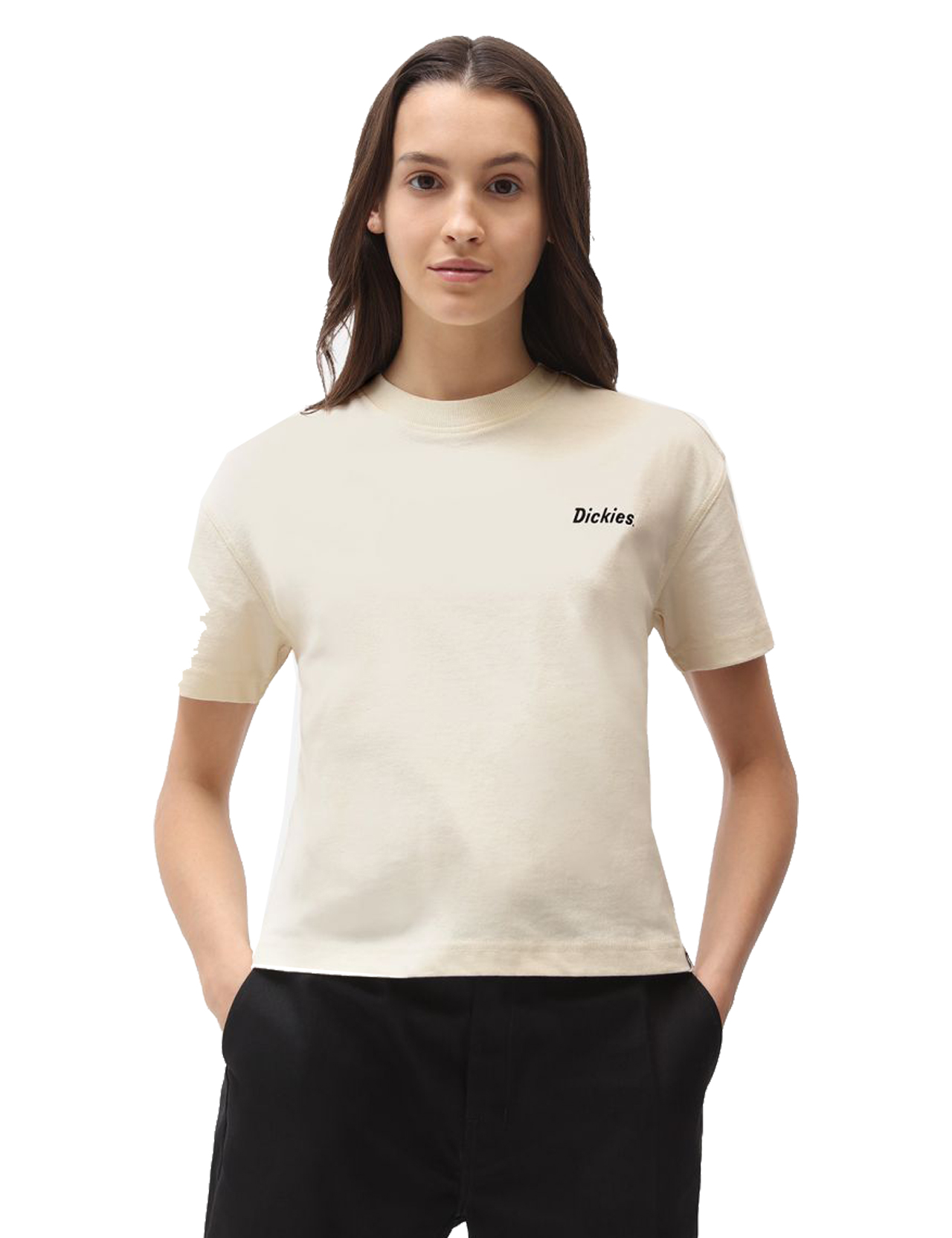 Dickies---Womens-Bettles-T-Shirt---Ecru1