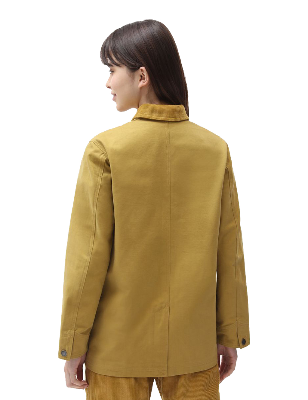 Womens Jackets Dickies Jackets Yellow Dickies Corduroy Reworked Chore Jacket in Brown 