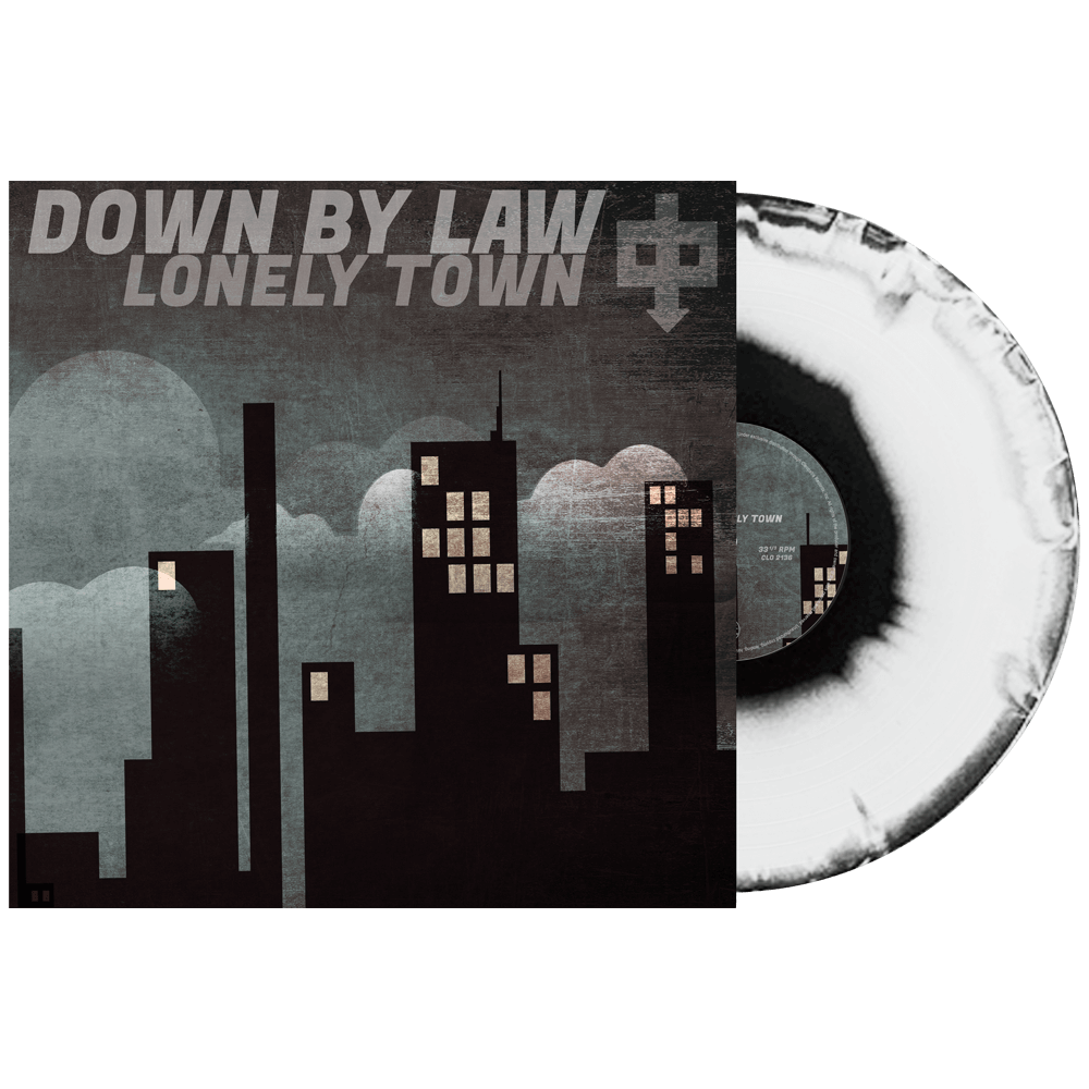 Down-By-Law---Lonely-Town-BlackWhite-Haze-Vinyl---LP