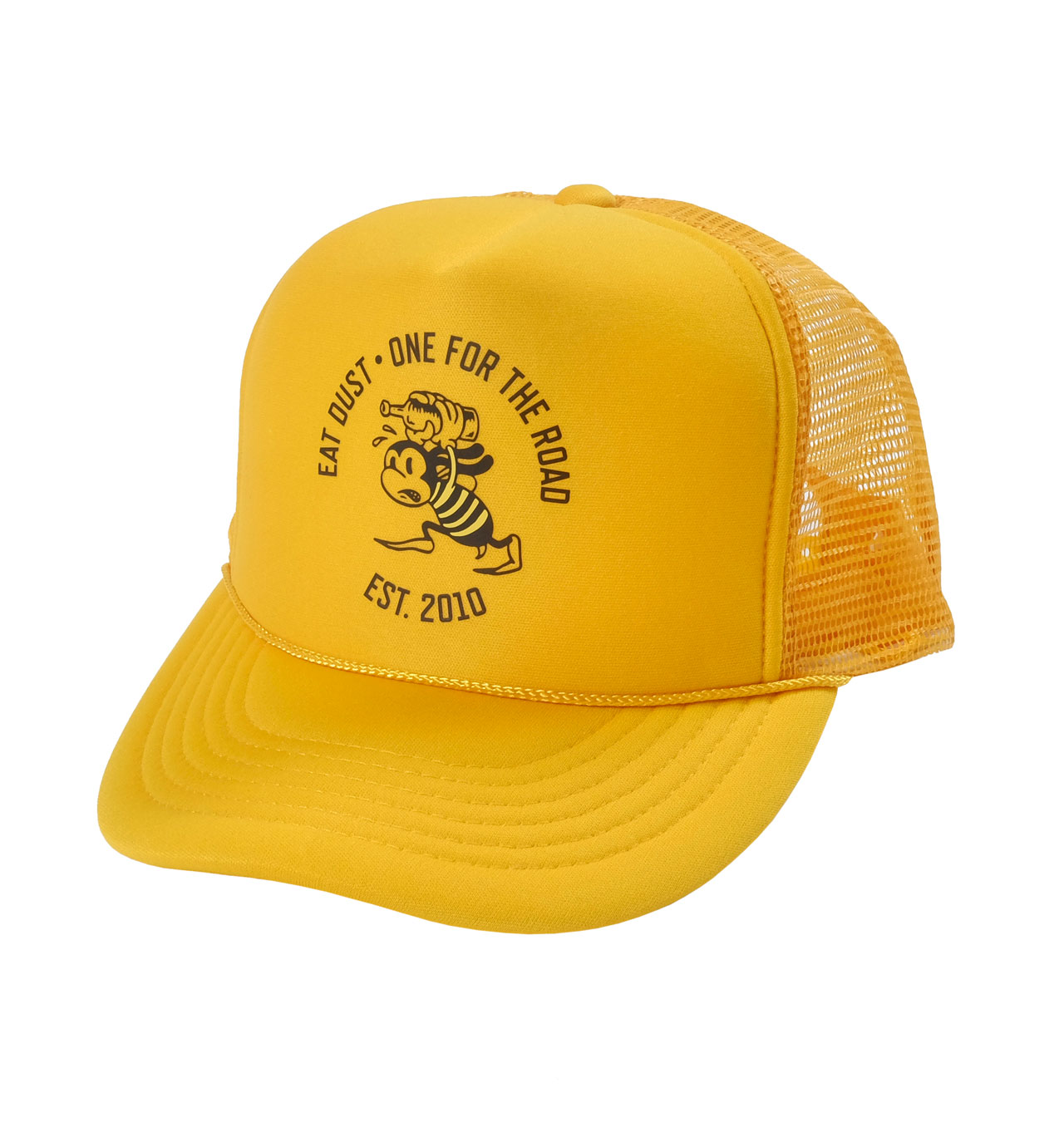 Eat-Dust---Bee-Carry-Trucker-Cap---Yellow