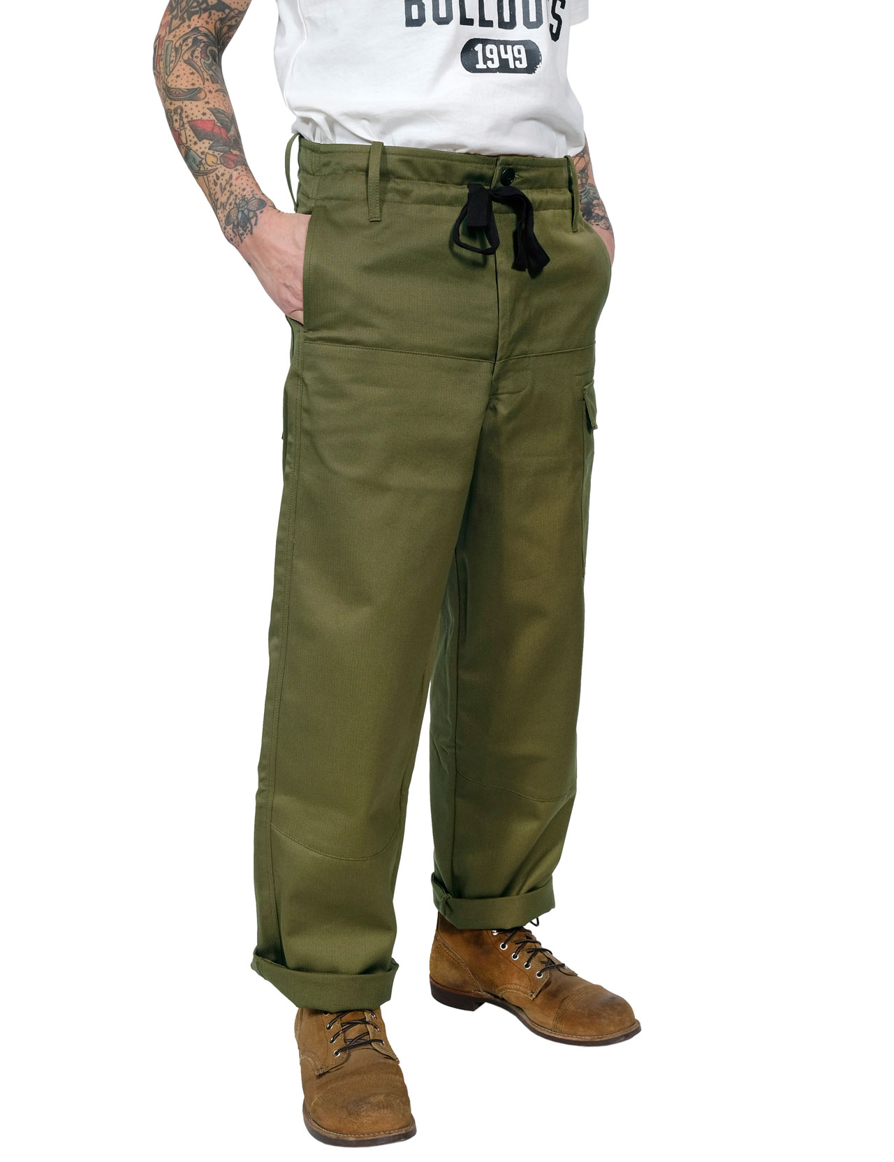 Eat Dust - Cargo Pants Bedford Cords - Drap