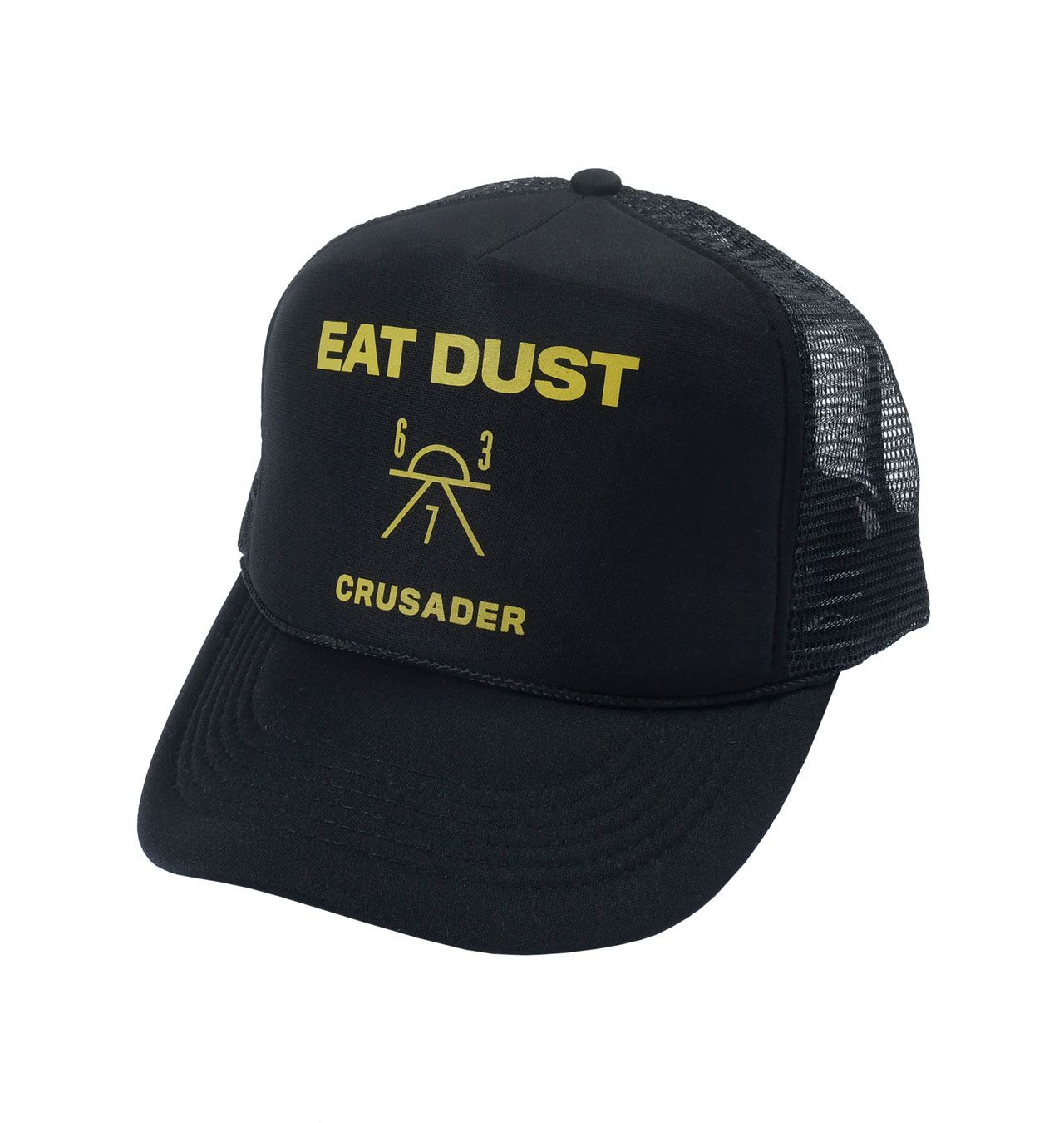 Eat Dust - Crusader Trucker Cap - Black