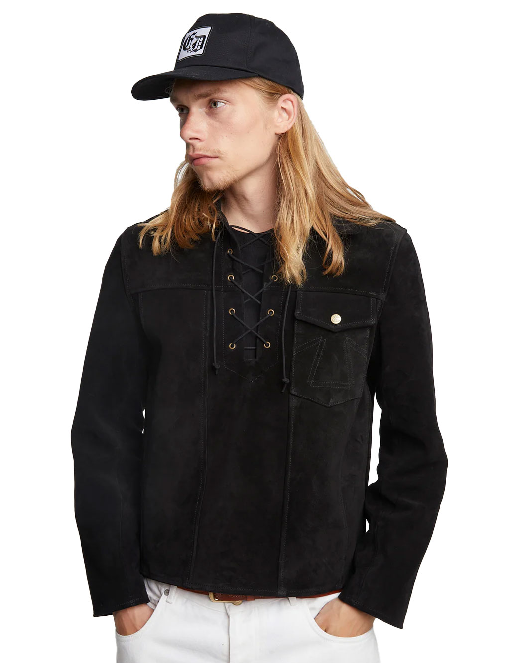 Eat Dust - Outlaw Leather Shirt - Black