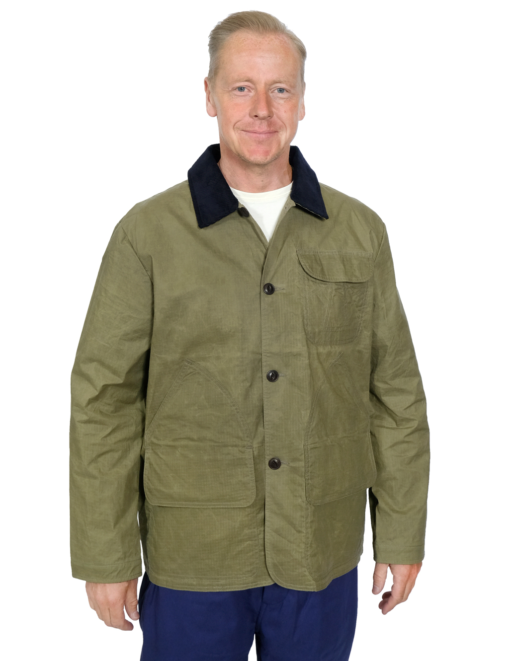 Eat Dust - Ranger Blazer Rip Stop Waxed - Dusky Green