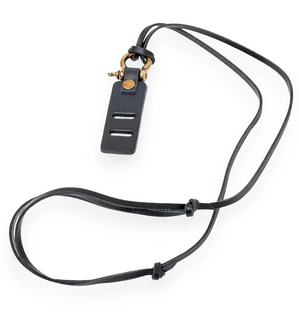 Eat Dust - Sunglass Strap Leather - Black