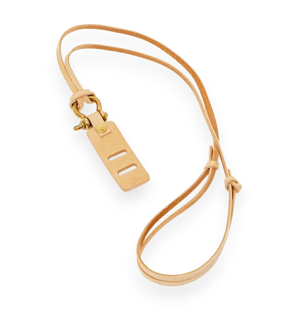 Eat Dust - Sunglass Strap Leather - Natural