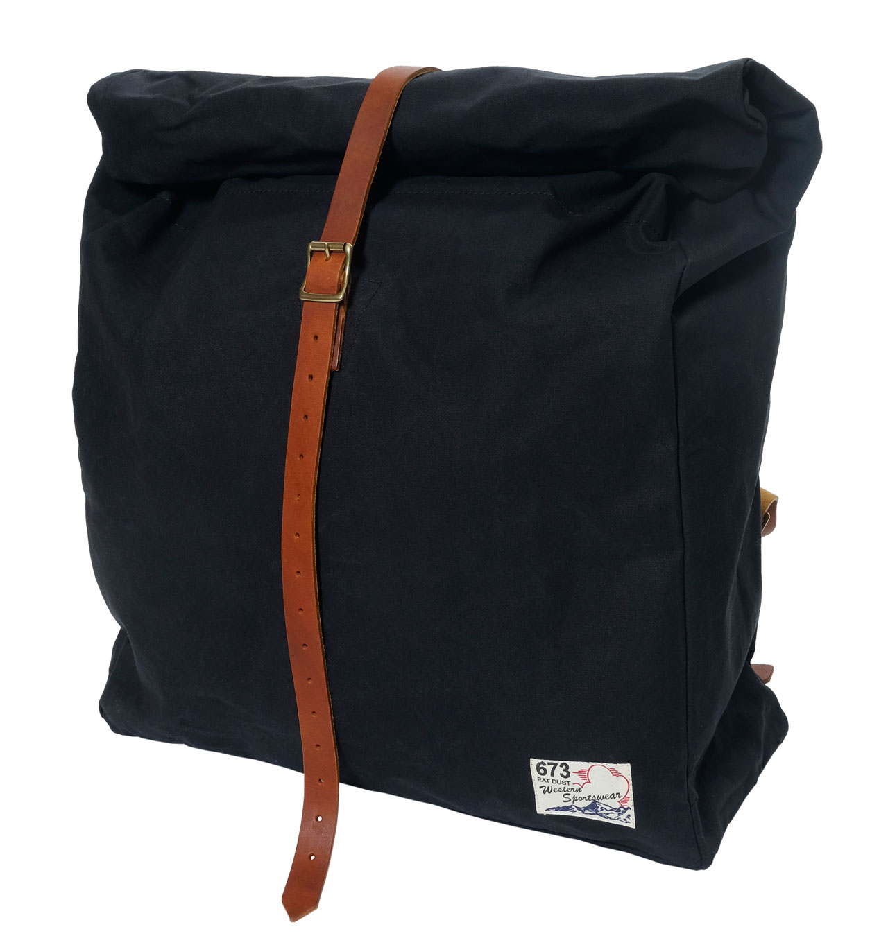 Eat Dust - X Chopper Canvas Backpack Big - Black