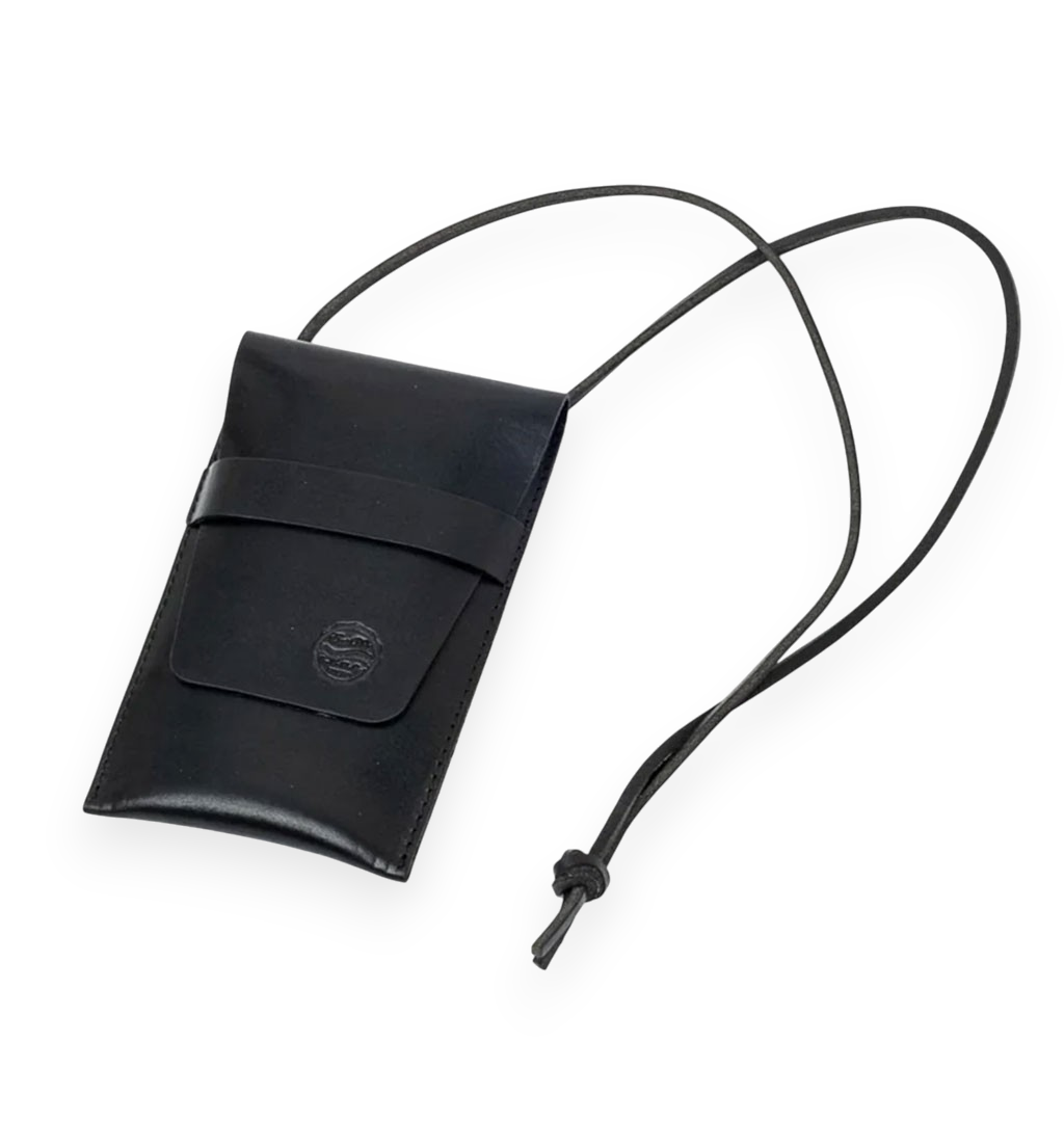 Eat Dust - X Chopper Leather Pouch XL - Black