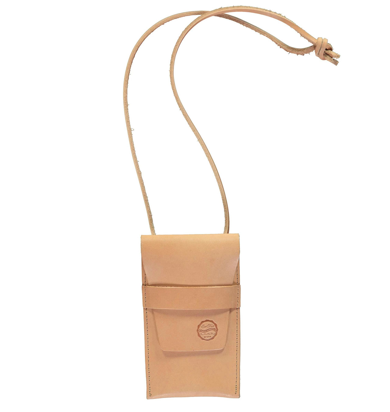 Eat Dust - X Chopper Leather Pouch XL - Natural