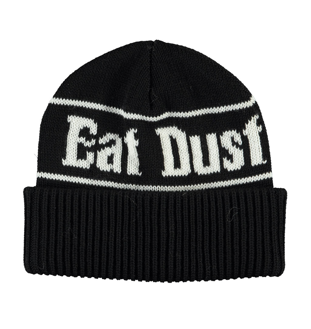 Eat Dust - X Easy Knitted Wool Beanie - Black