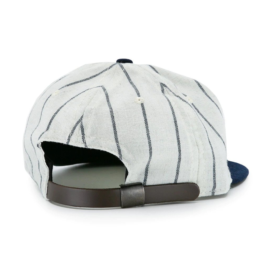 Ebbets Field Bronx Giants 1922 Vintage Wool Ballcap Pinstripe Grey