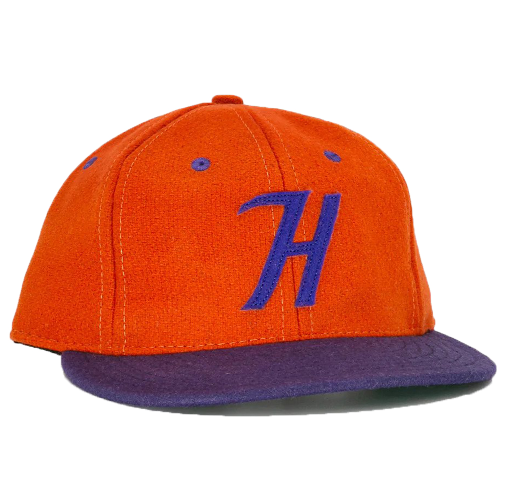 Ebbets-Field---Hershey-Sport-Club-1956-Vintage-Ballcap---Orange1