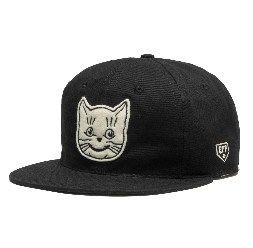 Ebbets Field - Kansas City Katz Vintage Cotton Ball Cap - Black