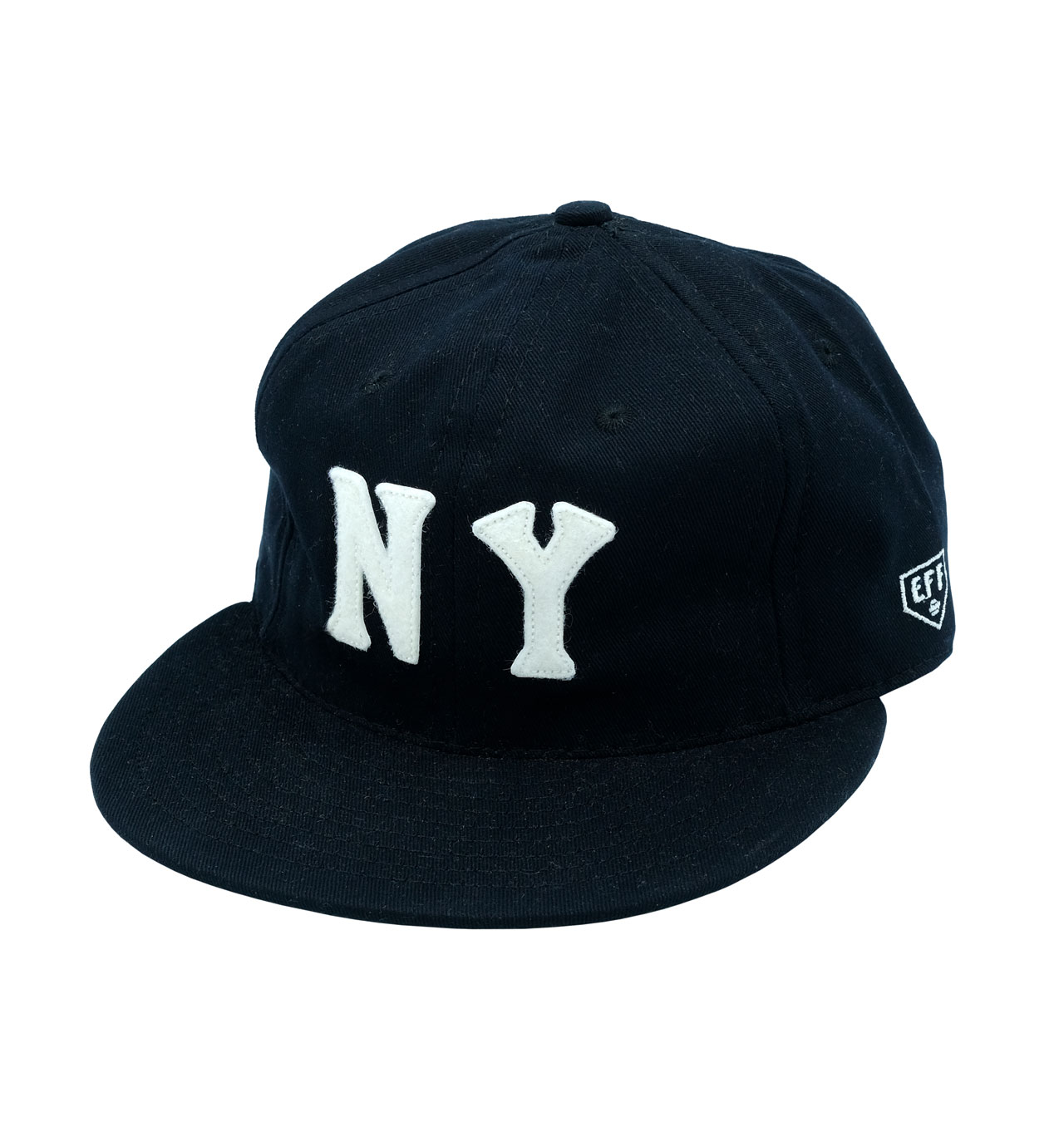Ebbets-Field---New-York-Black-Yankees-Cotton-Ball-Cap---Black