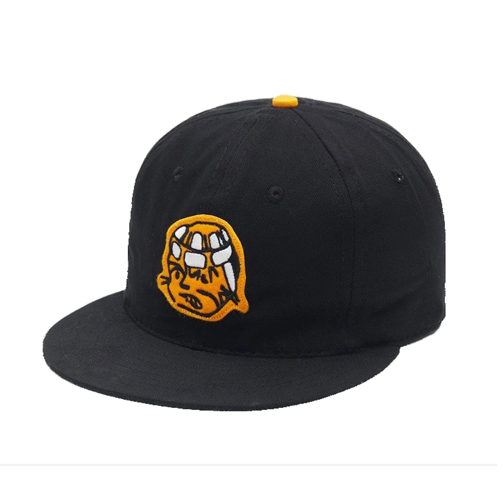 Ebbets-Field---Pittsburgh-Hornets-1953-Vintage-Cotton-Ball-Cap---Black1