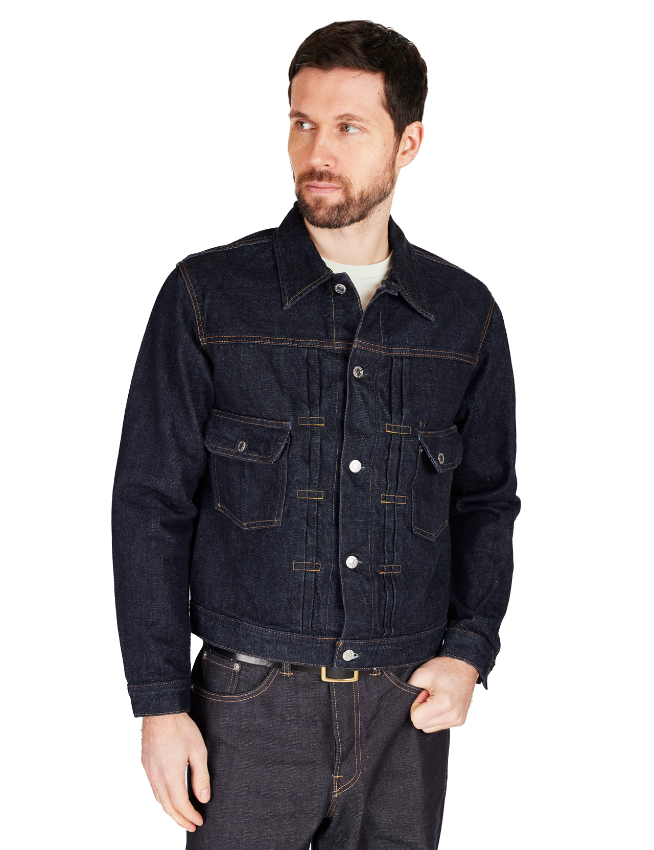 Edwin - Denim Jeans Jacket Blue Rinsed - 14 oz