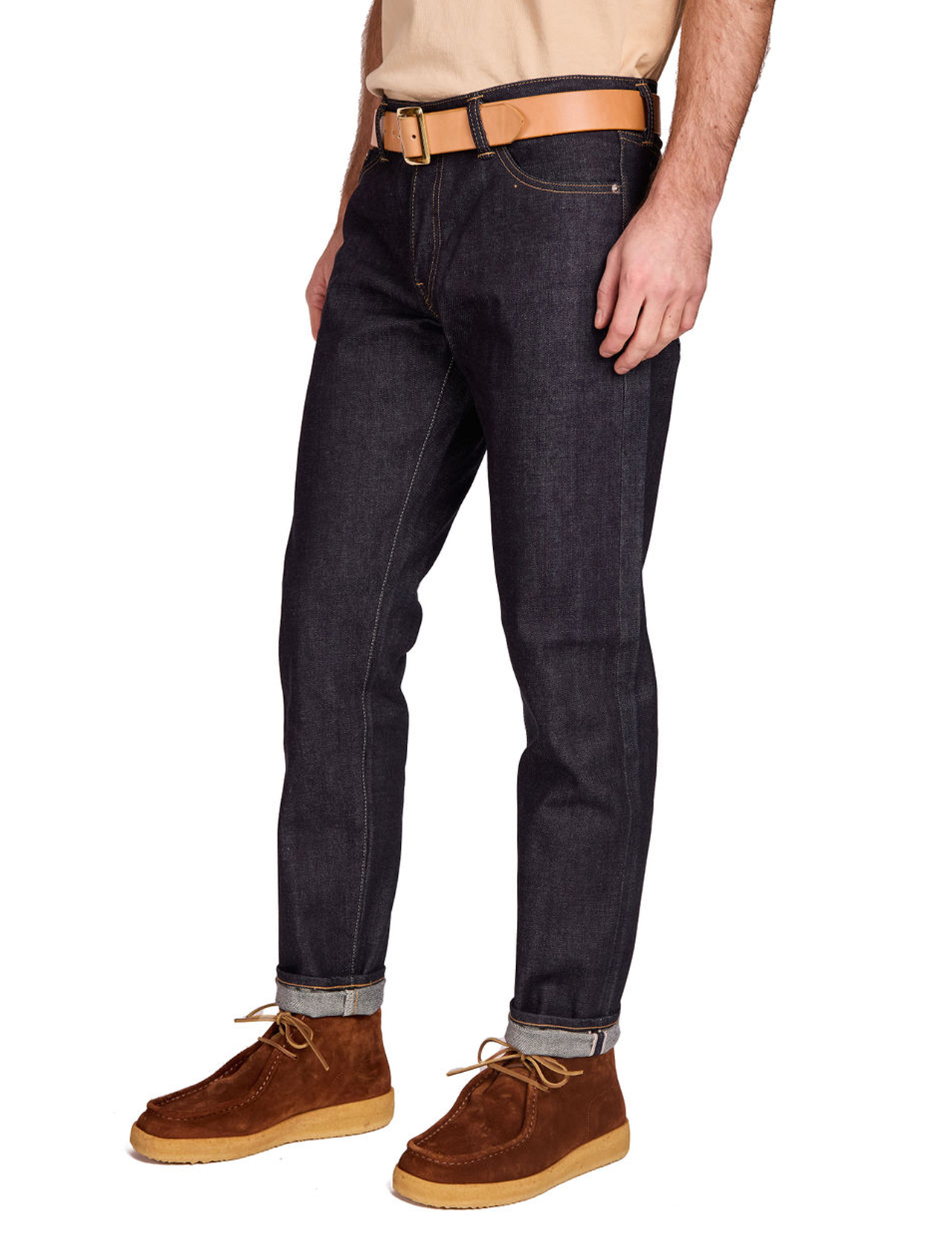 Edwin - Regular Tapered Jeans Nihon Menpu Rainbow Selvage