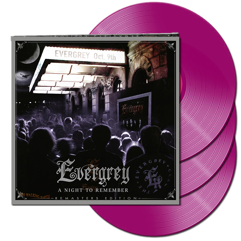 Evergrey---A-Night-To-Remember-(Clear-Purple-Vinyl)---3-x-LP