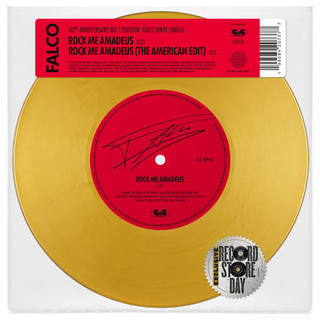 Falco - Rock Me Amadeus (Gold Vinyl)(RSD2026) - 7´