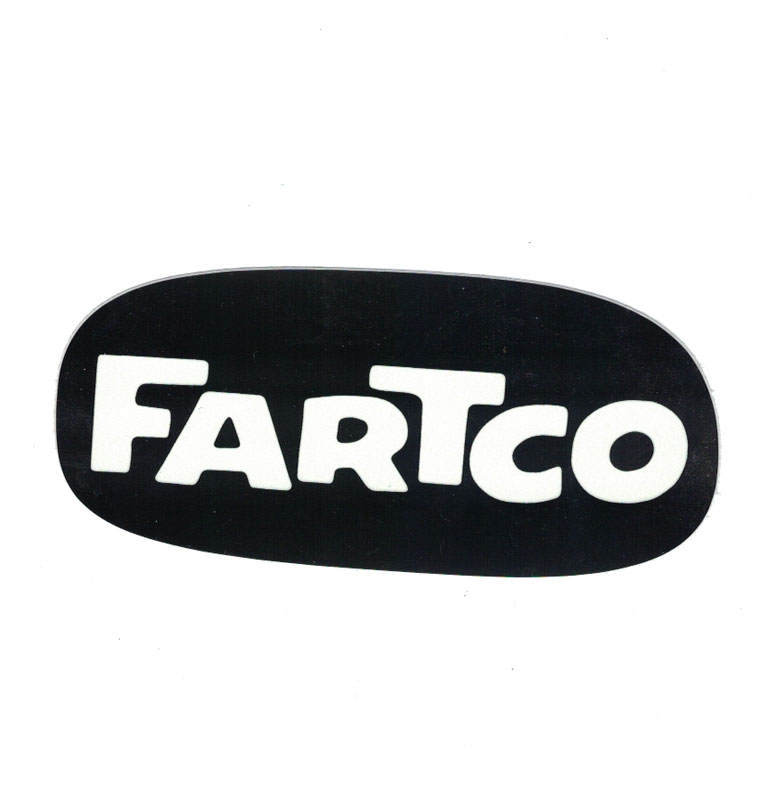 Fartco - Black Blob Sticker