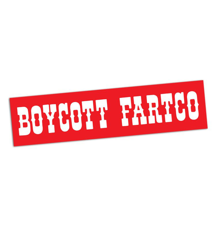 Fartco---Boycott-Fartco-Sticker