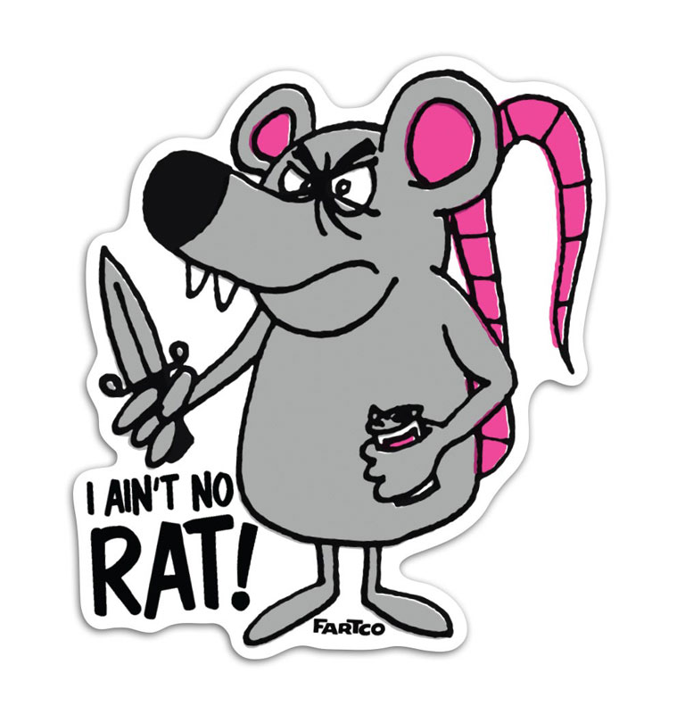 Fartco - Rat Sticker