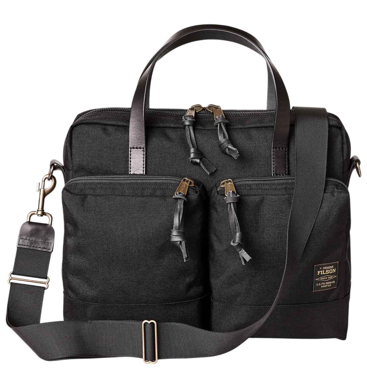 Filson -  Ballistic Nylon Dryden Briefcase - Black
