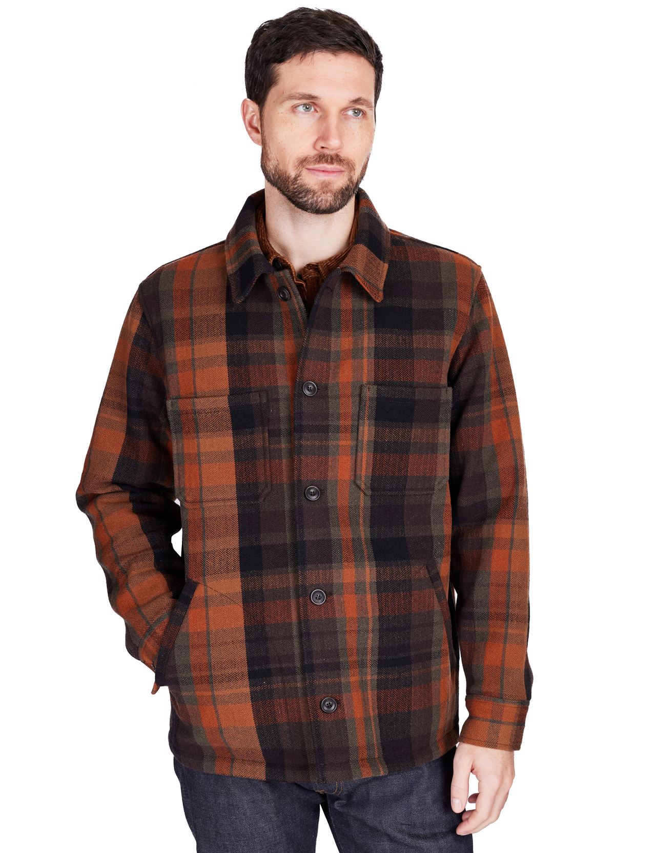 Filson - Carter Wool Work Jacket - Gold/Rust/Gray