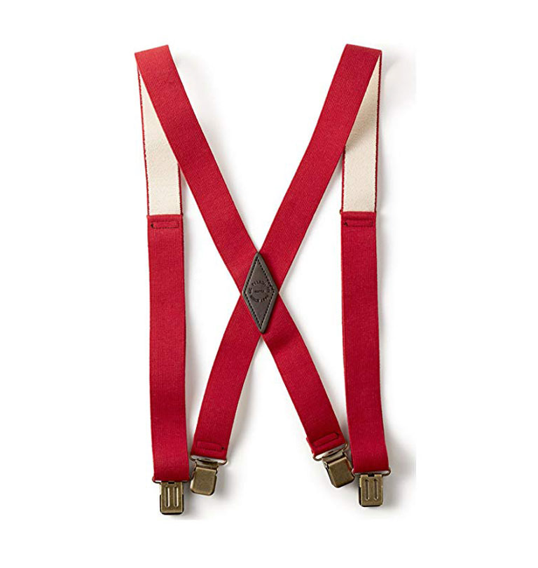 Filson - Clip Suspenders - Red