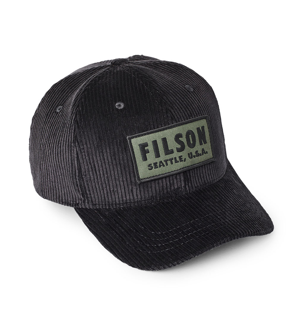Filson - Cord Logger Cap - Black