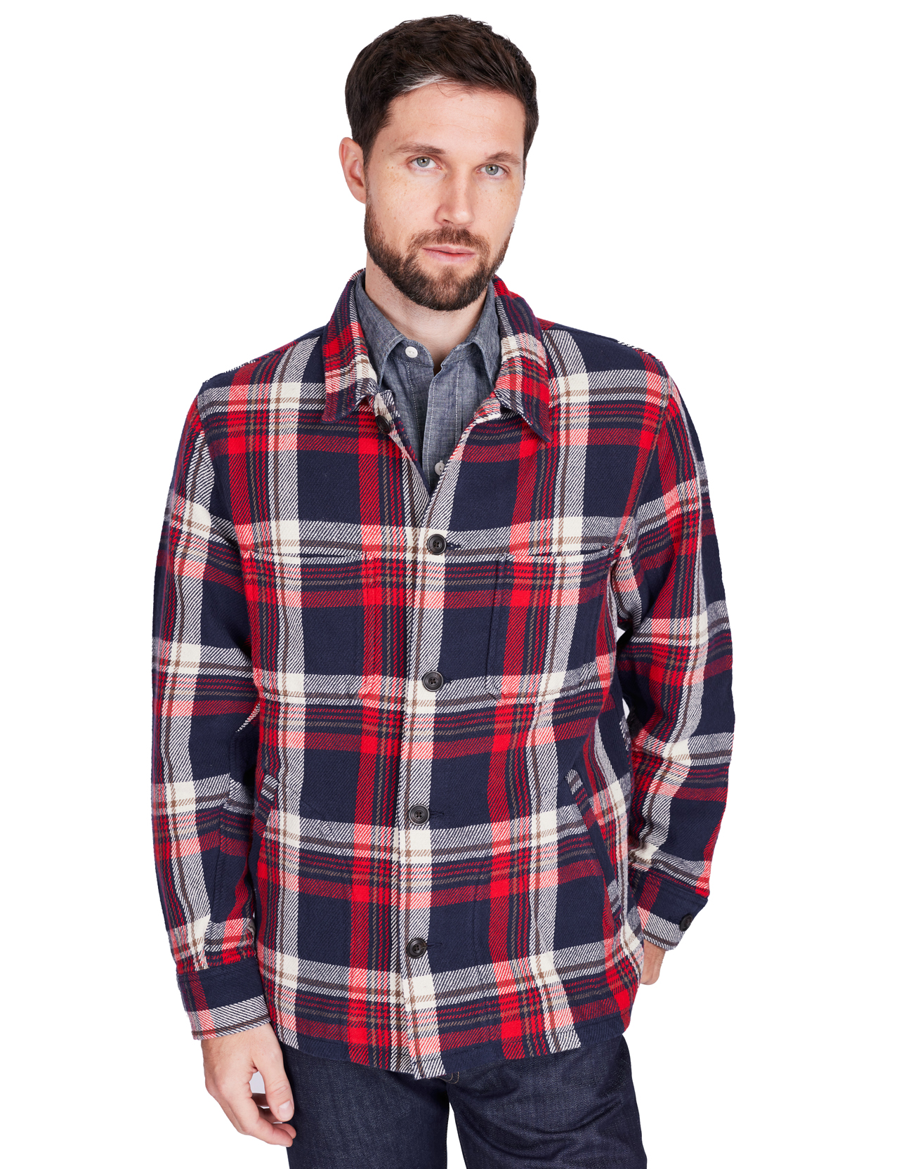 Filson---Deer-Island-Ranch-Coat---Navy-Red-Multi-Plaid-12