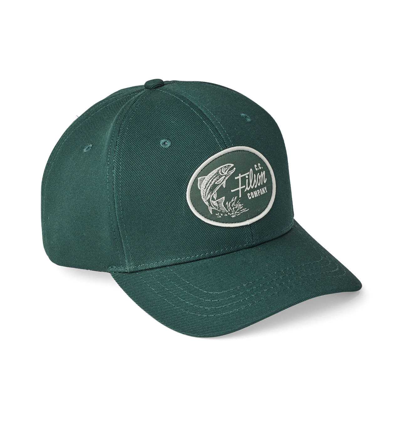 Filson - Denim Logger Cap - Hunter Green