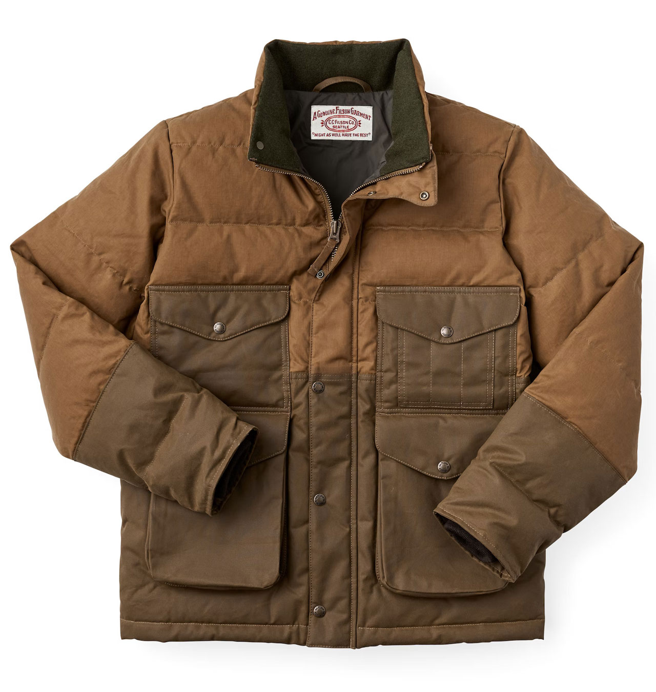 Filson - Down Cruiser Jacket - Dark Tan