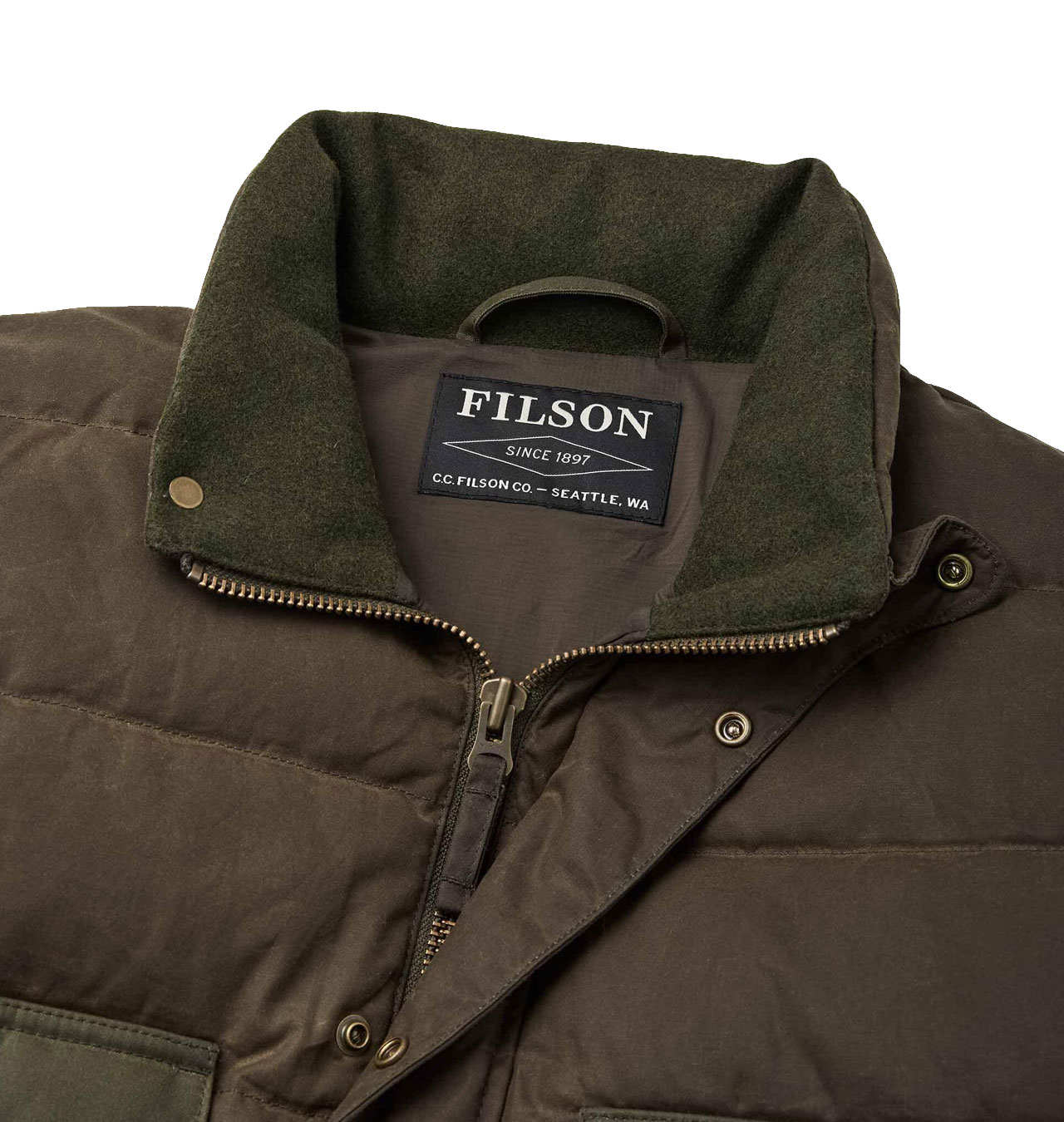 Filson Down Cruiser Jacket Otter Green