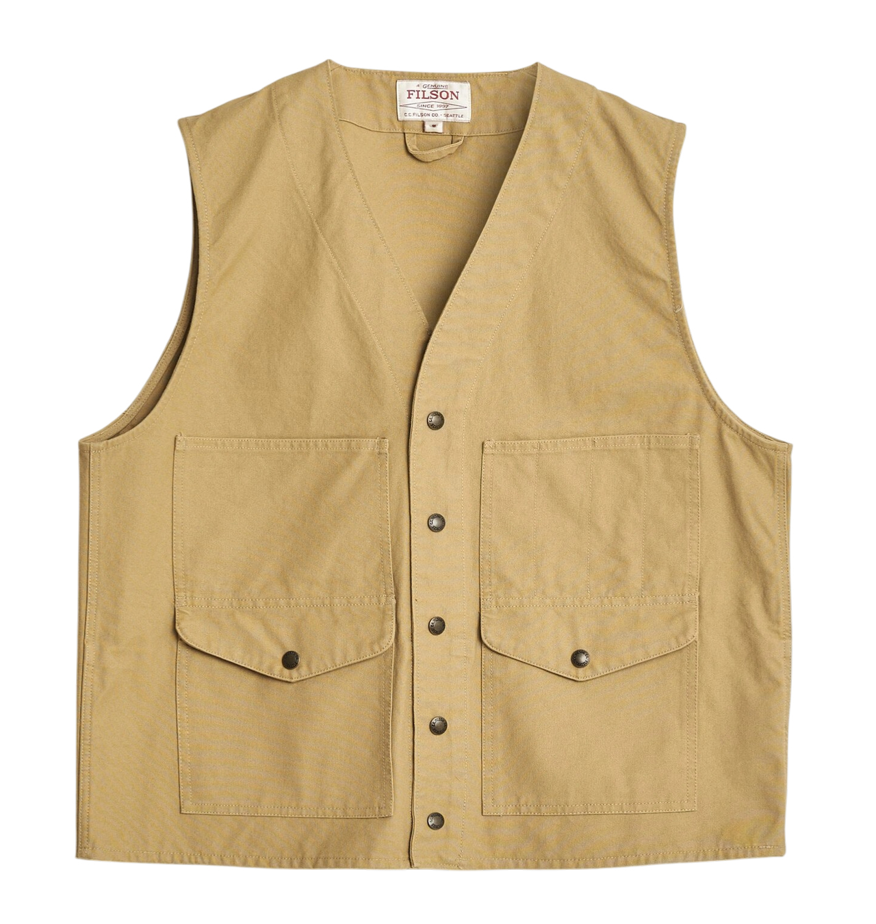 Filson - Dry Tin Canvas Vest - Tan