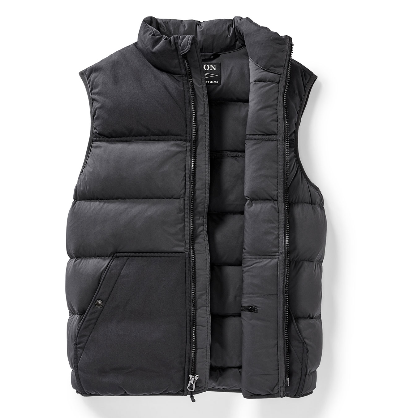 Filson - Featherweight Down Vest - Faded Black